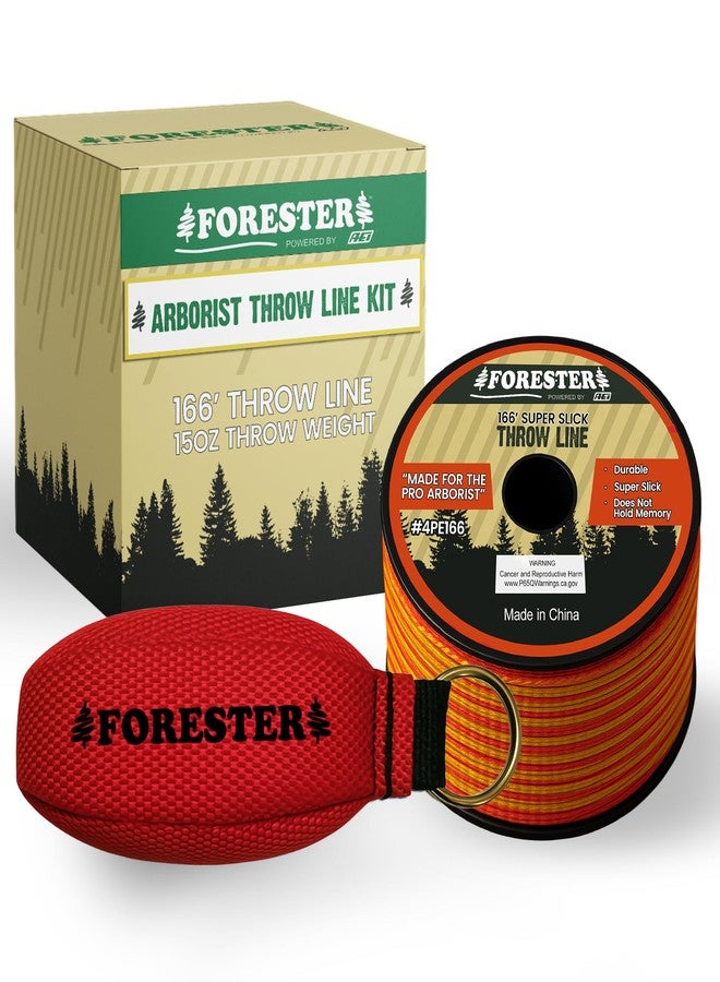 FORESTER Arborist Throw Line Kit | 15oz Throw Weight & 166ft Rope | Ultra Slick 100% Polyester Rope | Arborist Equipment For Tree Climbing - Image 1