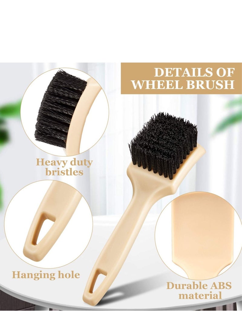Y&D 2 Pieces Car Carpet Upholstery Claaaaaaeaner Brush Wheel and Tires Detailing Brushes Wash Accessories Scrub for Interior, Home, Couch, Stain Remover  - Image 3