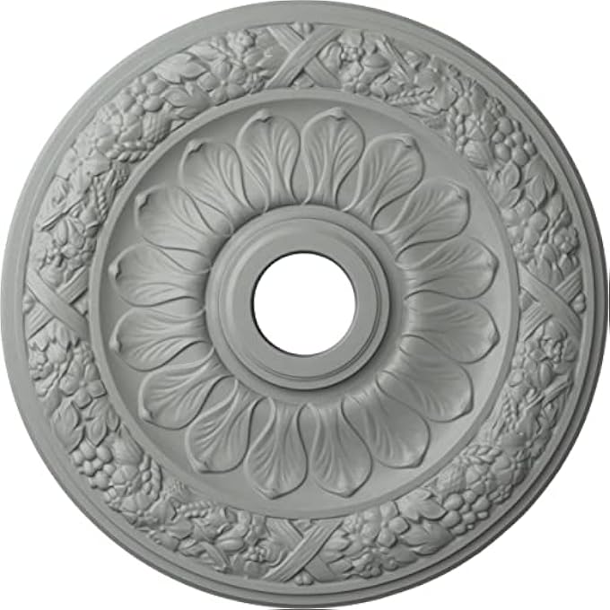 CM24SW SWINDON CEILING MEDALLION, 24"OD X 4"ID X 1 1/2"P (FITS CANOPIES UP TO 6 1/8"), FACTORY PRIMED - Image 2
