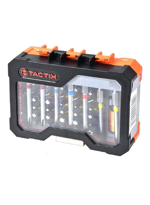 56-Piece Rust-Resistant High-Precision Multipurpose Bit Set Multicolour 3.4 x 12.8 x 72 cm 419856P