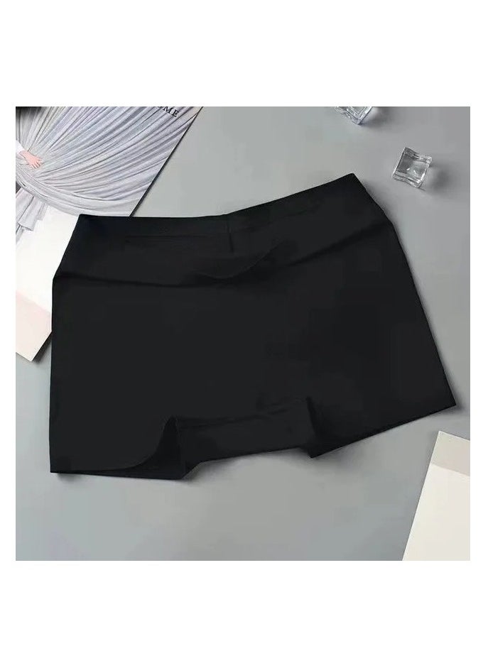 STAUD - 4 Pieces Women Ice Silk Seamless Boyshort Pantie Boxer Briefs - Image 1