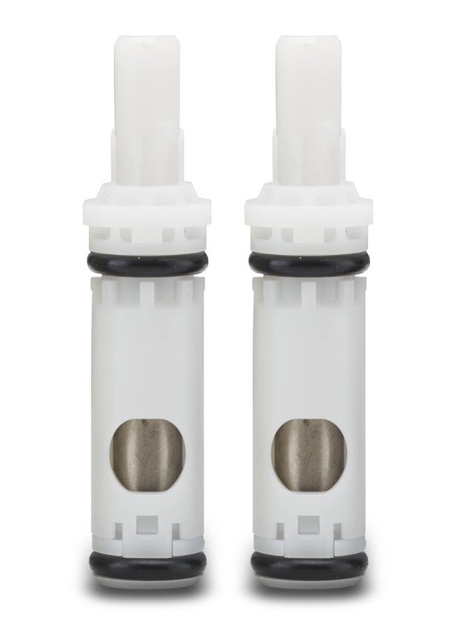 Essential Values Cartridge Compatible with 1224 Moen Replacement Faucet - Aftermarket Replacement For Moen Tub Shower & 2 Handle Faucets - Durable Brass 1224b & Plastic - 2 Pack - Image 1