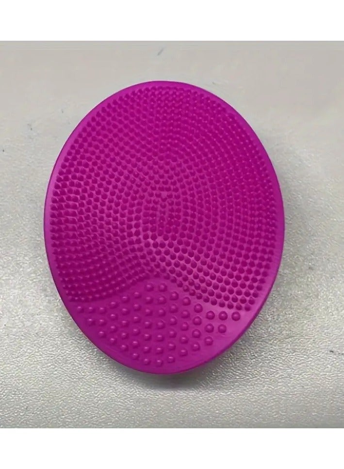 Goolsky فرشاة تنظيف الوجه، فرشاة تنظيف الوجه من السيليكون الناعم، مقشر الوجه، وسادة مسام للرؤوس السوداء وحب الشباب، فرشاة غسل الوجه للعناية بالبشرة العميقة - Image 5