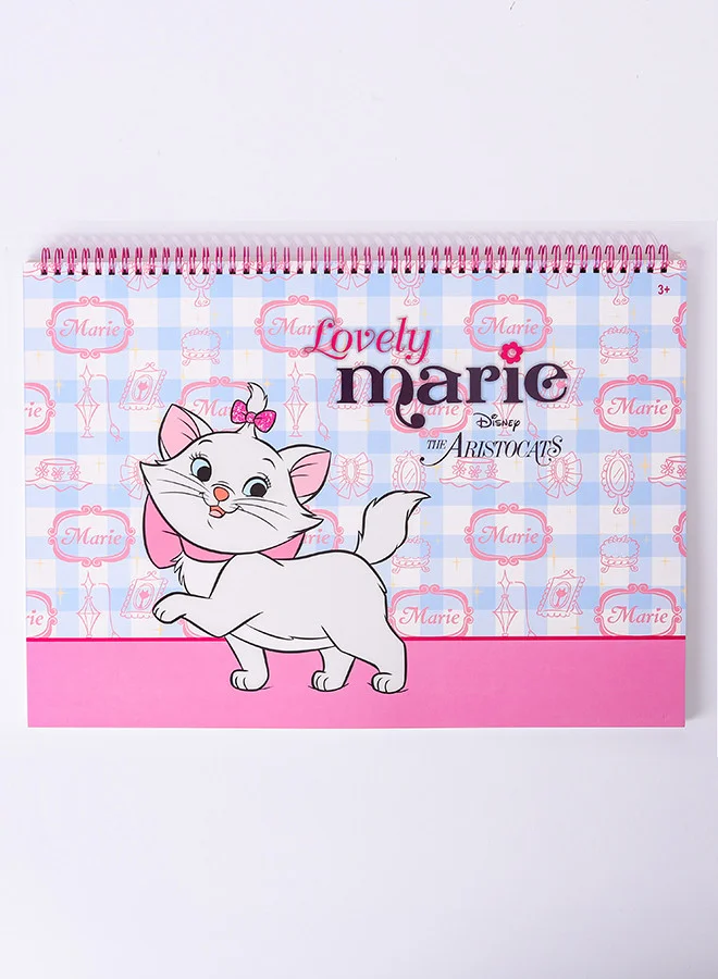 Disney Pink Printed Spiral Notebook Marie