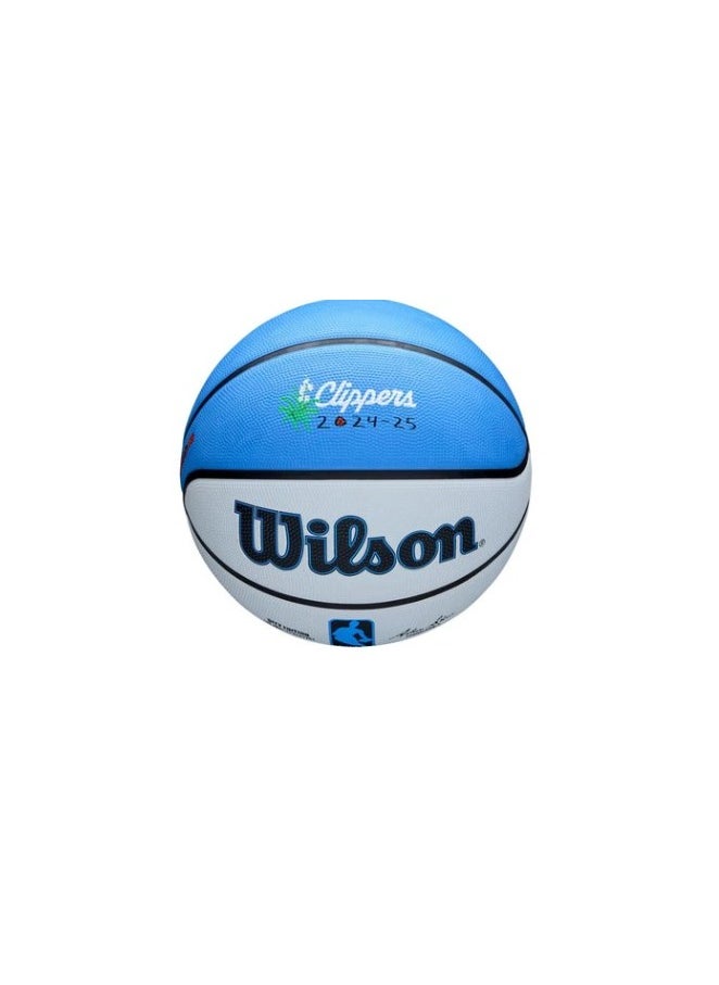 Wilson - NBA Team City Edition Icon Los Angeles Clippers Basketbal  Size: 7 - Image 1
