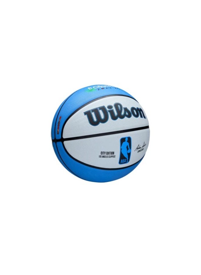 Wilson - NBA Team City Edition Icon Los Angeles Clippers Basketbal  Size: 7 - Image 1
