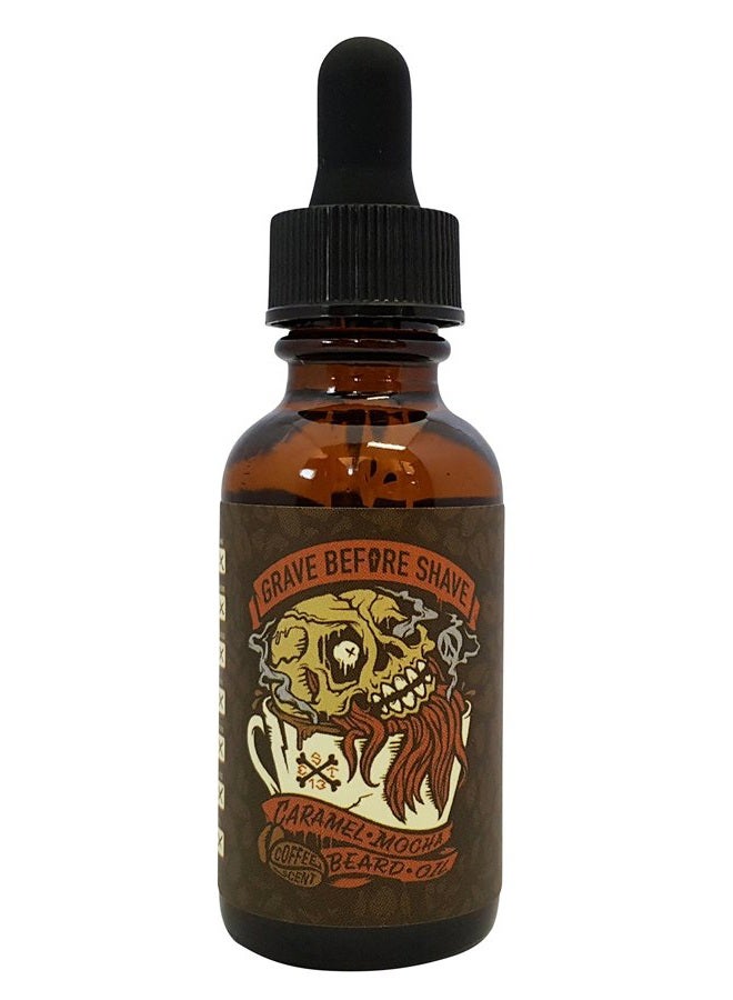 GRAVE BEFORE SHAVE ™ CARAMEL MOCHA BEARD PACK (Caramel Mocha Coffee Scented) - Image 4