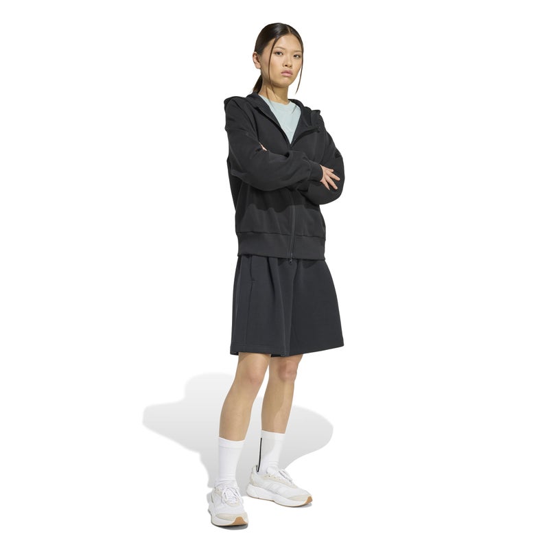 adidas Soft Lux Full-Zip Hoodie - Image 1