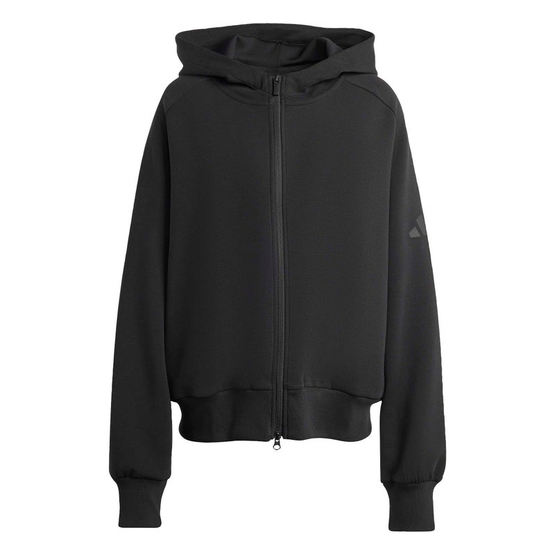 adidas Soft Lux Full-Zip Hoodie - Image 4