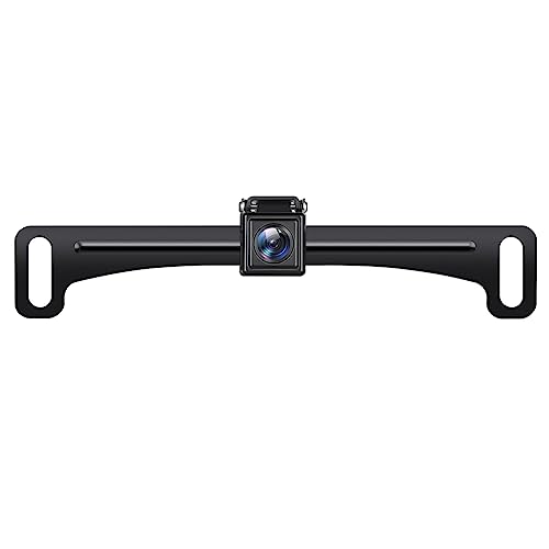GLK Backup Camera - HD License Plate Backup Reverse Camera for 12-24V Pickup Truck Car SUV,with Night Vision, Wide Angle IP69K Waterproof, Full Metal Housing, 4pin Connector - Image 1