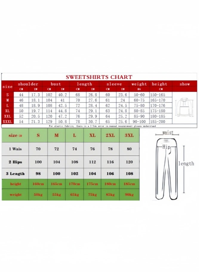 KUYING Men's Loose Sportswear And Sports Pants Two-Piece Set  - Image 2