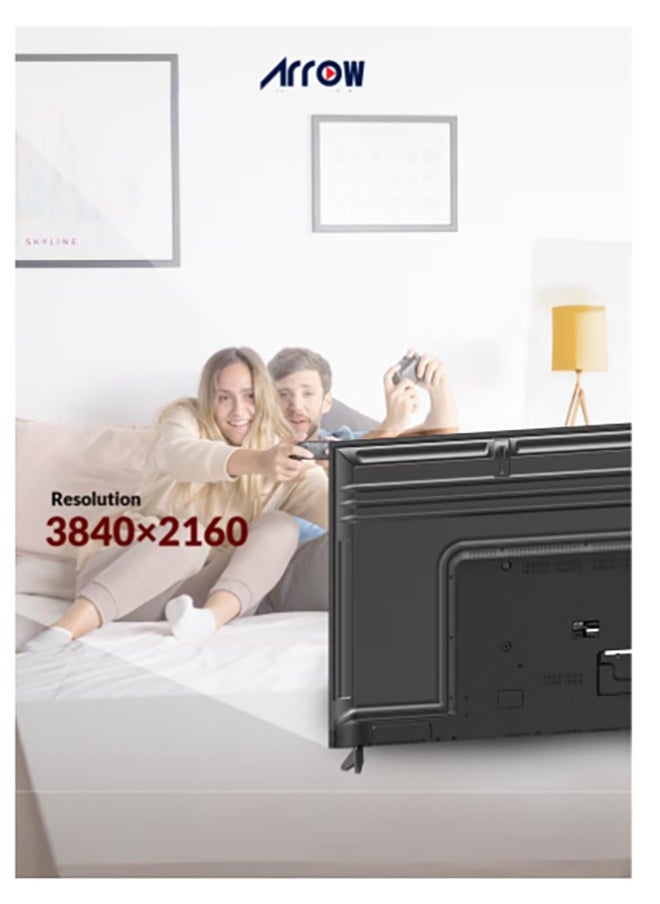 آركيو - تلفزيون ذكي LED بدقة 4K مقاس 55 بوصة، webOS 2.0، دقة UHD 3840x2160، نسبة عرض إلى ارتفاع 16:9، ذاكرة وصول عشوائي 1.5 جيجابايت، ذاكرة قراءة فقط 8 جيجابايت، Dolby Atmos، صوت DTS Premium، صوت Bluetooth، HDR10+، 3 منافذ HDMI و2 منافذ USB، تحكم صوتي بدون استخدام اليدين، WiFi | RO-55LPW - Image 1