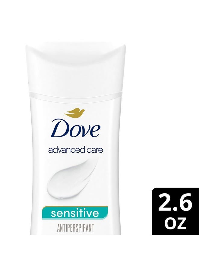 Dove Deodorant 2.6 Ounce Anti-Perspirant Sensitive Stick, 3 Pack, Unscented - Image 3