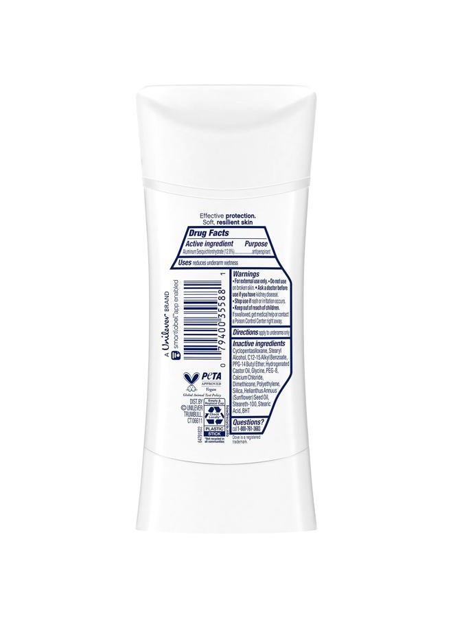Dove Deodorant 2.6 Ounce Anti-Perspirant Sensitive Stick, 3 Pack, Unscented - Image 2