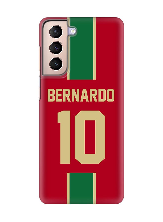 Stylizedd Slim Cover for Samsung Galaxy S21 Plus 5G Case Snap Classic Series Mobile Cover Hard PC Shield Matte Finish Print -Portugal-Player-Bernardo - Image 1