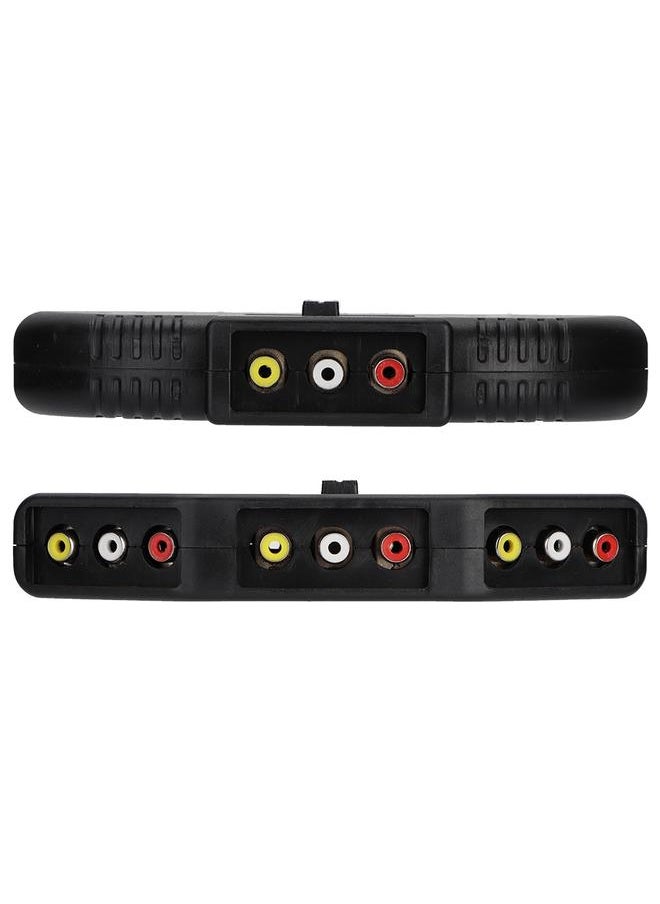 3-Input 1-Output Audio Video AV Switcher Splitter for XBOX/DVD/PS2