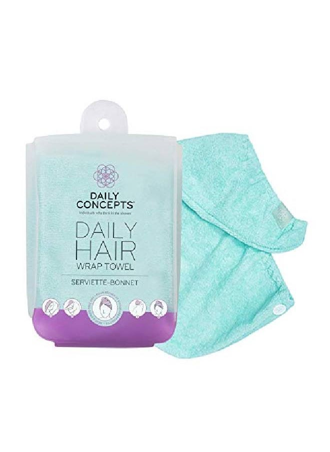 Daily Concepts Your Hair Towel Wrap (Turquoise)  - Image 1