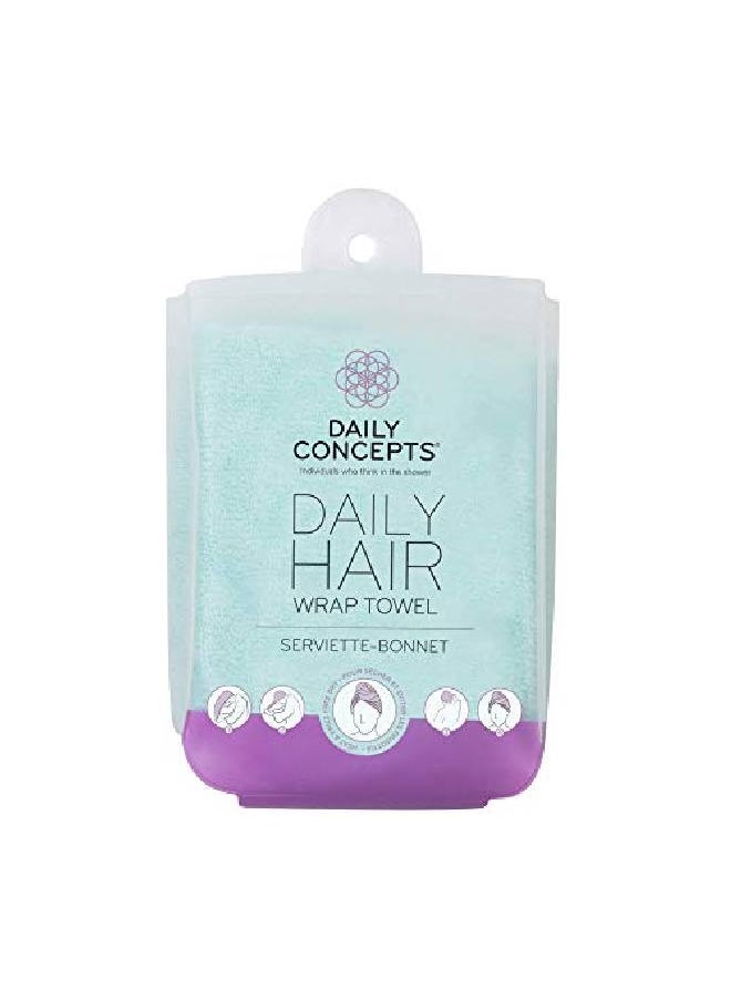 Daily Concepts Your Hair Towel Wrap (Turquoise)  - Image 3