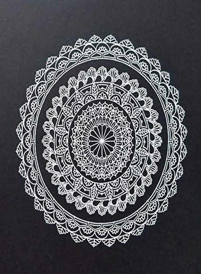 Definite قلم جل أبيض من Definite Art للرسم اليدوي للفنانين، ولإبراز التفاصيل في الرسم التخطيطي وفن الماندالا، والورق الأسود، والرسم العفوي (عبوة من 3 أقلام جل بيضاء قابلة للطي) - Image 4