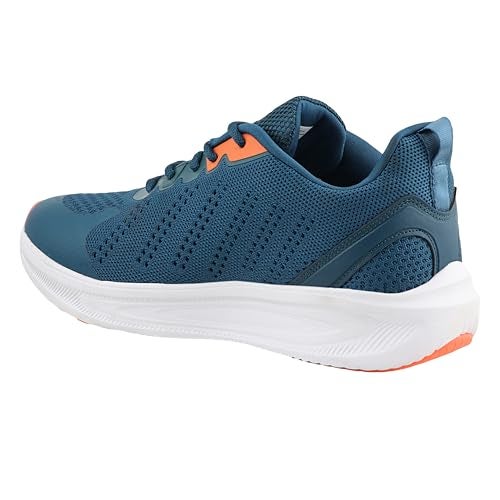 FUEL Freedom Running Sports Shoes in Breathable Mesh Upper & EVA+TPR Sole with Lightweight Lace-Up Sneakers for Gym, Walking, Training & Casual Wear for Men & Boy (Blue,9UK) - Image 3