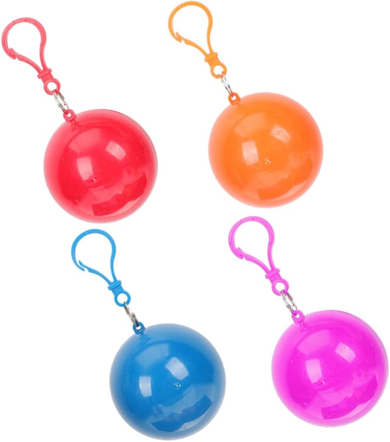 4 عبوات من معاطف المطر القابلة للتخلص منها المتينة للبالغين والأطفال في رحلات المشي والسفر - Image 2