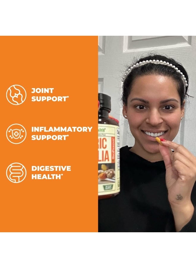 Vimerson Health Turmeric Curcumin With Bioperine, Boswellia And Ginger. Advanced Turmeric Combination. Promotes Healthy Cartilage Function. Vegan, Gluten-Free, Non-Gmo, Natural. 60 Vegetarian Capsules.  - Image 2