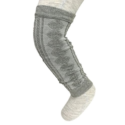 Bowbear 3 Pair Baby and Toddler Leg Warmers, Argyle Grey/White/Black - Image 2
