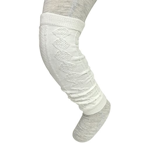 Bowbear 3 Pair Baby and Toddler Leg Warmers, Argyle Grey/White/Black - Image 3