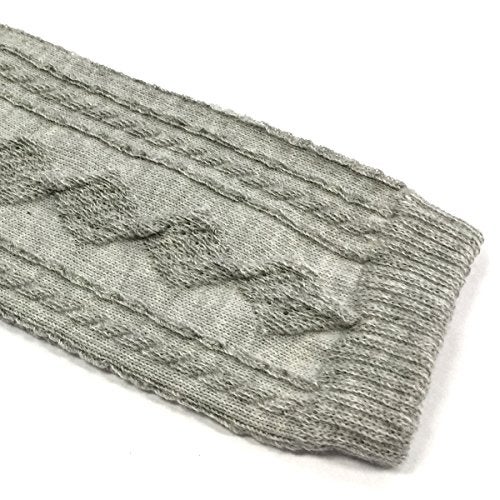 Bowbear 3 Pair Baby and Toddler Leg Warmers, Argyle Grey/White/Black - Image 5