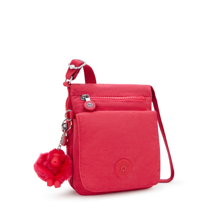 kipling New Eldorado Small Female Crossbody Bag - Resort Pink