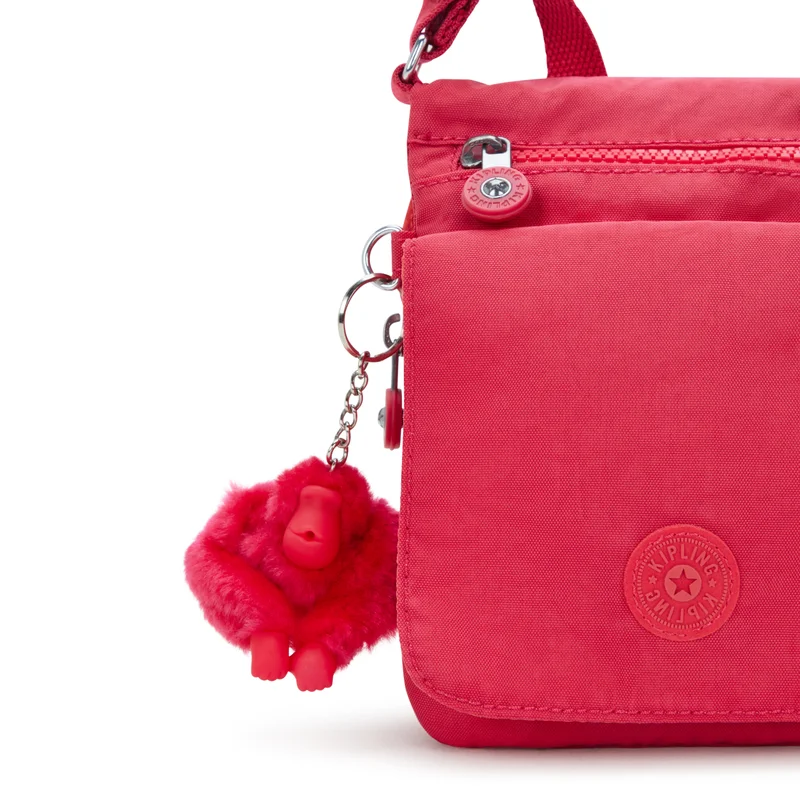 kipling New Eldorado Small Female Crossbody Bag - Resort Pink