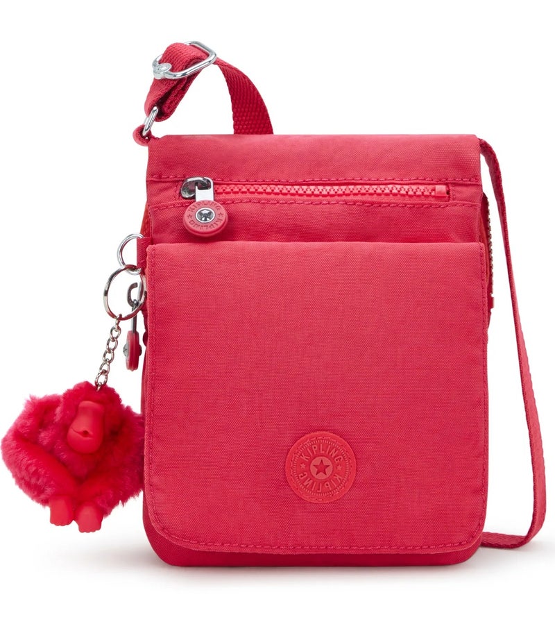 كيبلينغ حقيبة كروس بودي نسائية صغيرة إل دورادو - وردي ريزورت - Image 1