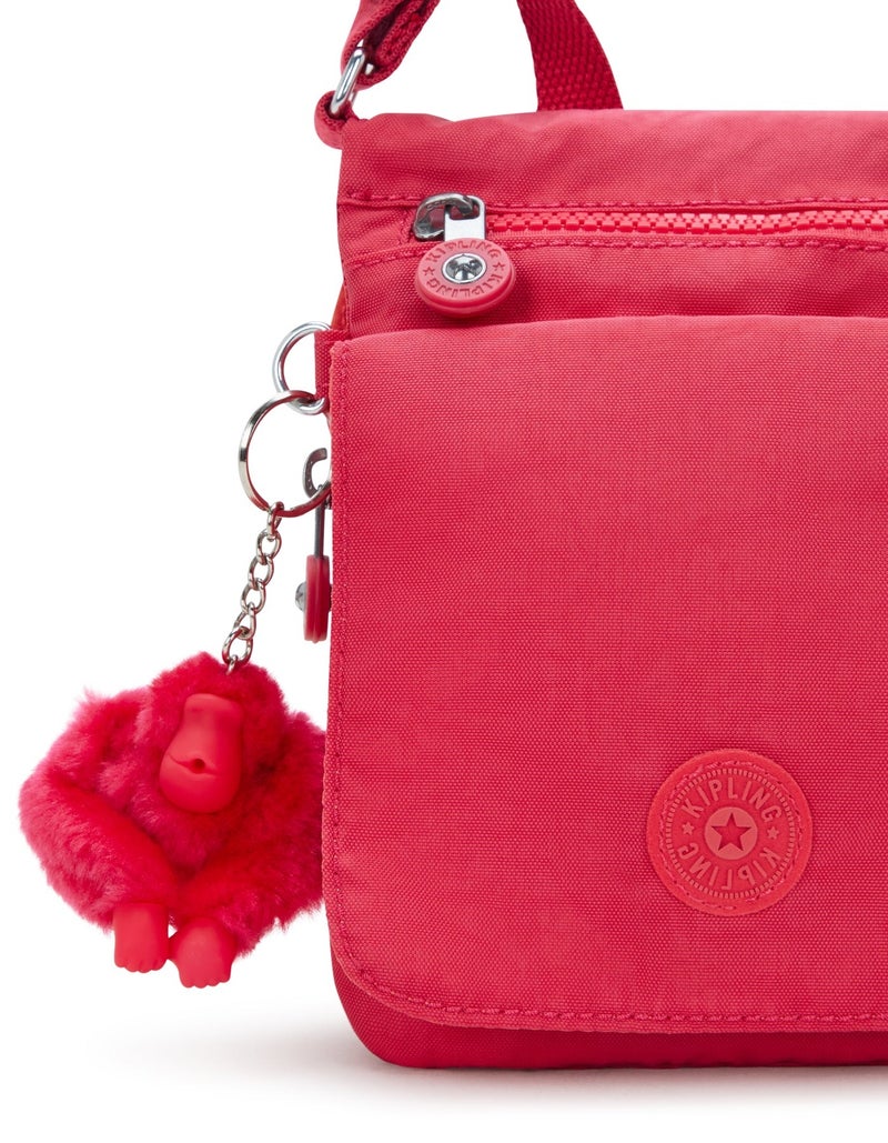 كيبلينغ حقيبة كروس بودي نسائية صغيرة إل دورادو - وردي ريزورت - Image 5