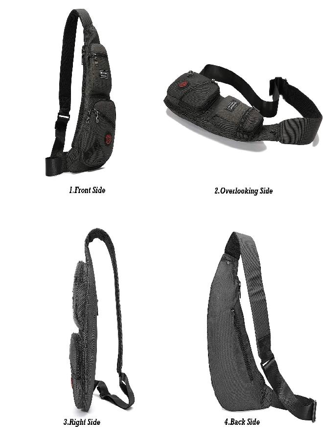 NicGid Nicgid Sling Bag Chest Shoulder Backpack Crossbody Bags for Men Women - Image 3