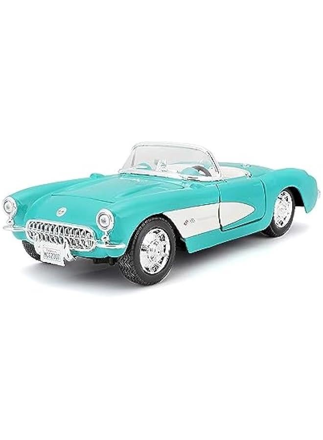 Maisto 1:24 Scale 1957 Chevrolet Corvette Diecast Vehicle (Colors May Vary) - Image 1