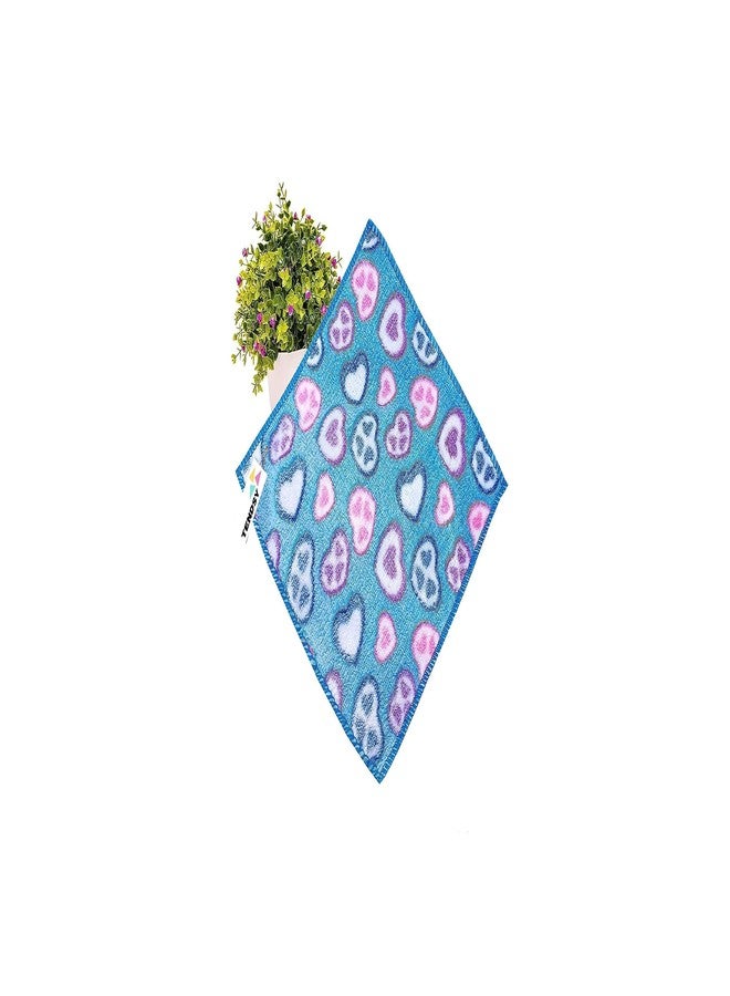TENDSY Face Towel/Handkerchief/Rumal - 400 GSM/Extra Soft and Super Absorbent Face Towels for Women's, Kids and Newborn Babies - Set of 12 Pcs (25x25 CM) - Image 3