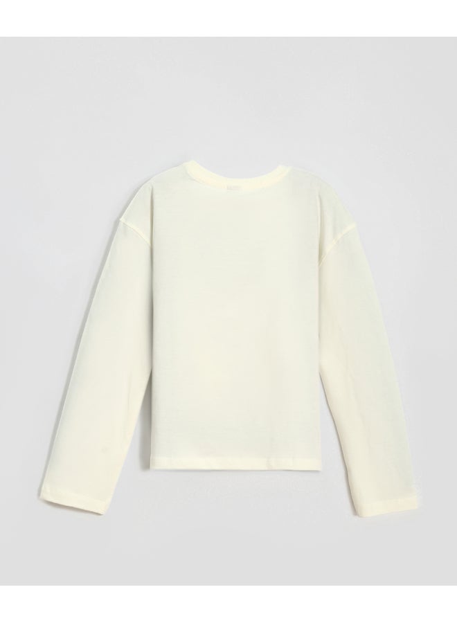 LC WAIKIKI Crew Neck Plain Girls' T-Shirt - Image 2