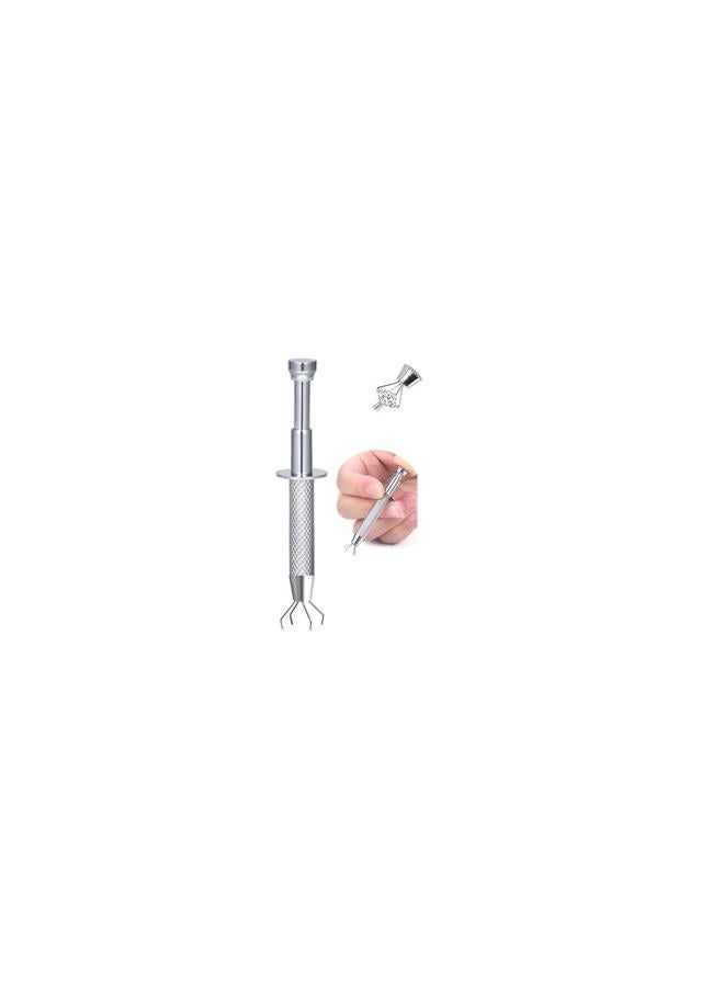 Longita أداة التقاط كرات الثقب أداة مساعدة للثقب مجوهرات الثقب أدوات برغي كرة السدادة لتغيير المجوهرات أدوات إزالة الثقب حامل كرات الشفاه المسمار - Image 1