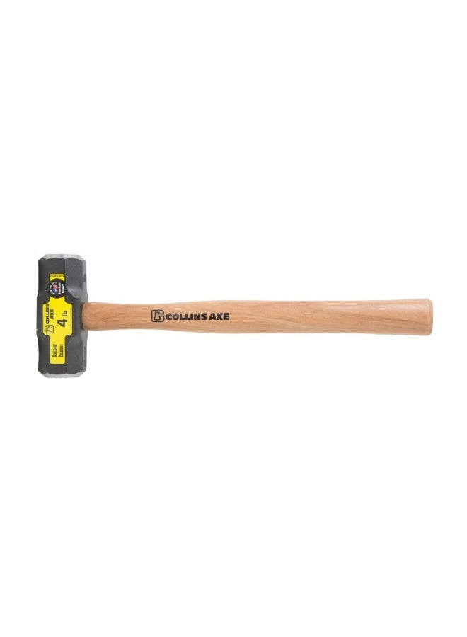 Collins Forged Head Ergonomic Hickory Sledge Hammer Brown and Grey 4 lb MD-4H/C/32443 - Image 2