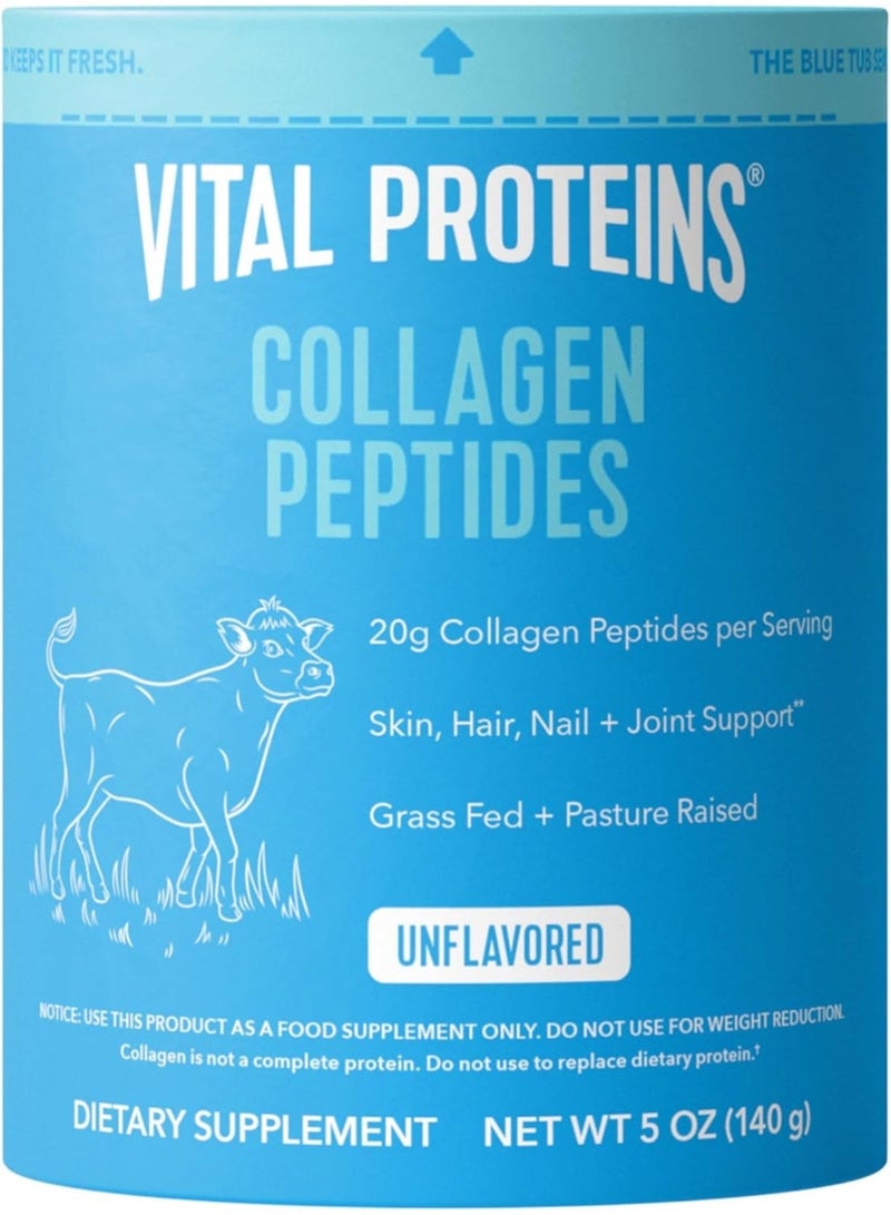 Vital Proteins Collagen Peptides Powder Supplement (Type I, III) for Skin Hair Nail Joint - Hydrolyzed Collagen - Dairy and Gluten Free