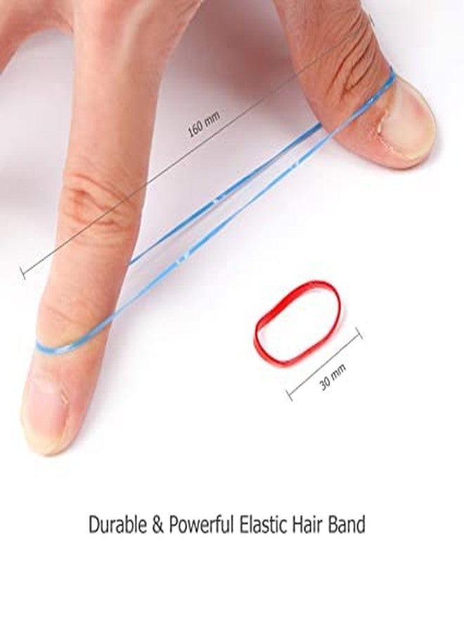 Mluffy Ponytail Holder Hair Accessories Colorful Kids Elastic Cute Hair Rubber Bands for Women's (Colorful) (Pack Of 800) - Image 2