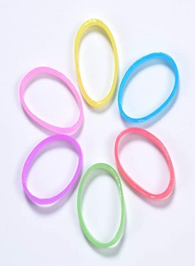 Mluffy Ponytail Holder Hair Accessories Colorful Kids Elastic Cute Hair Rubber Bands for Women's (Colorful) (Pack Of 800) - Image 4