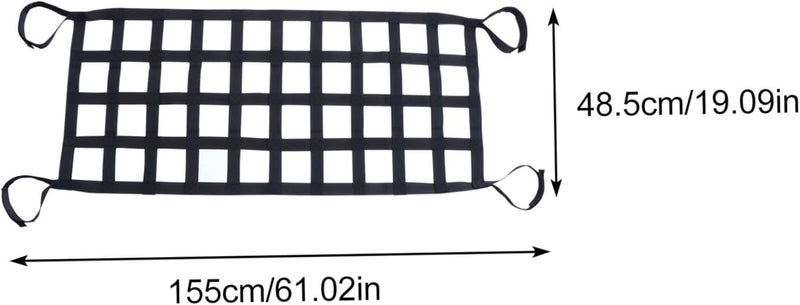 ULTECHNOVO Car Storage Net Elastic String Net for Car Trunk Organizer SUV Truck Rooftop Cargo Carrier - Image 2