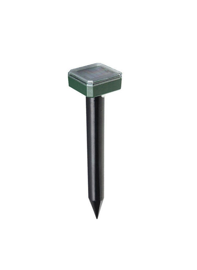 Solar Mole Repellent Ultrasonic Outdoor Powered Sonic Deterrent - Mole Stopper Scare Vole for Lawn Garden & Yard Home - Groundhog Repeller Snake Rodent Gopher Spikes Chaser Pest Control