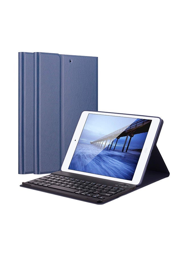 NIBEMINENT Detachable Wireless Keyboard Case For Apple iPad 2018/iPad 2017/iPad Air 2/iPad Blue  - Image 1