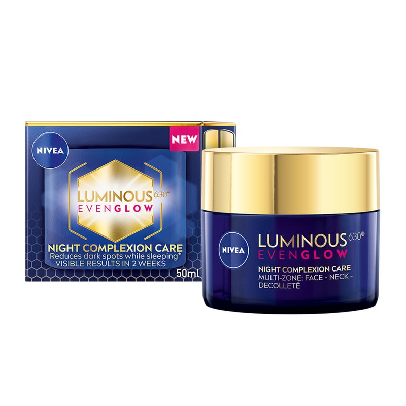 Nivea Luminous 630 Even Glow Night Complexion Care 50ml