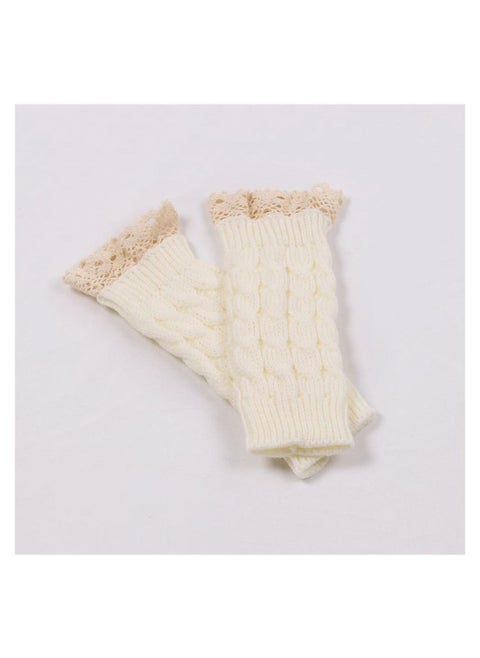 Fingerless Cotton Polyester Gloves Sleeves