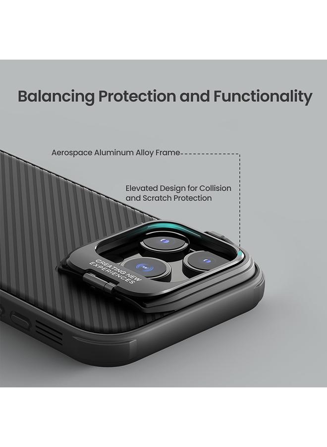 Nillkin Case For iPhone 16 Pro Max CamShield Prop MagSafe Magnetic PC Phone Case with Frame - Image 5