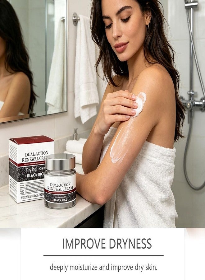 GoLashFun Dual Action Renewal Cream, Black And White Rice Repair Cream - Image 3