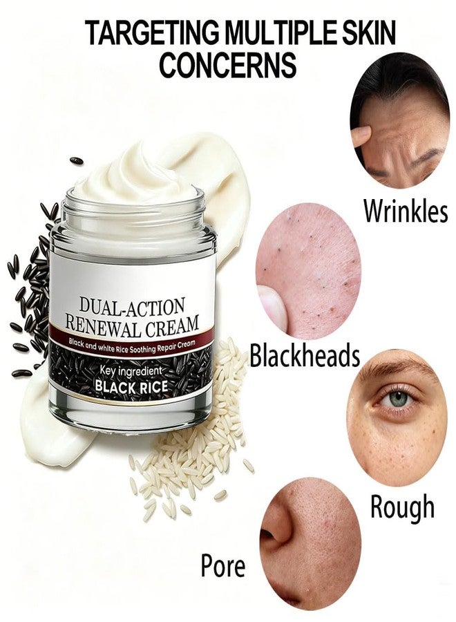 GoLashFun Dual Action Renewal Cream, Black And White Rice Repair Cream - Image 2